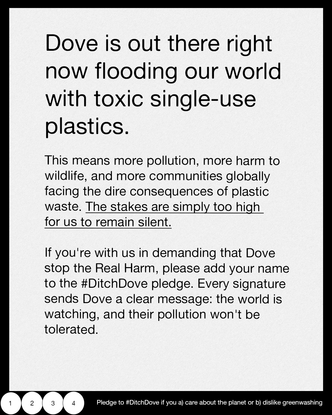 Greenpeace International on X: &ldquo;@Dove @Unilever Ready to show Dove 