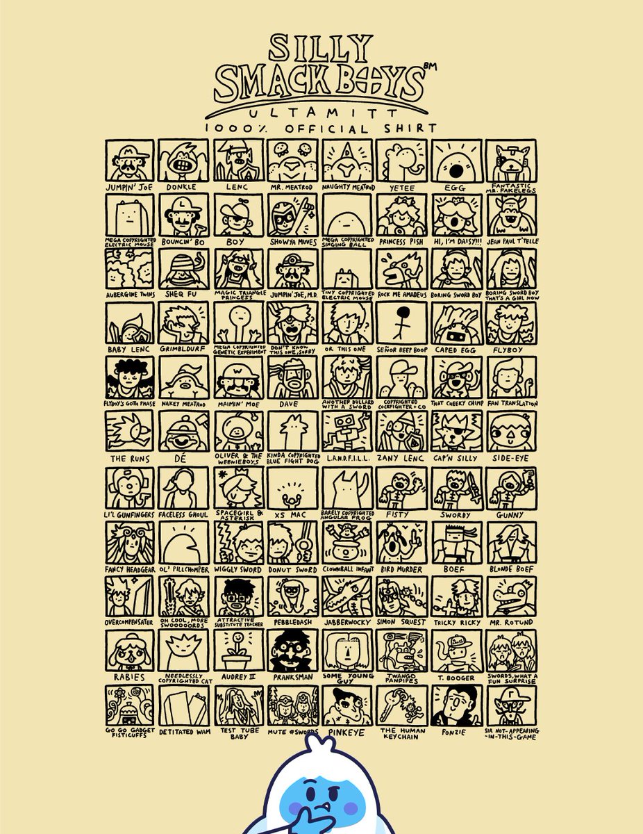 theyetee's tweet photo. Tag yourself with a closer look at @Cooooouk's Silly Smack Boys™ design available today ONLY at The Yetee! We're "Tricky Ricky"

👕 https://t.co/Bj6qFOGd2N https://t.co/DDW05FTKV3