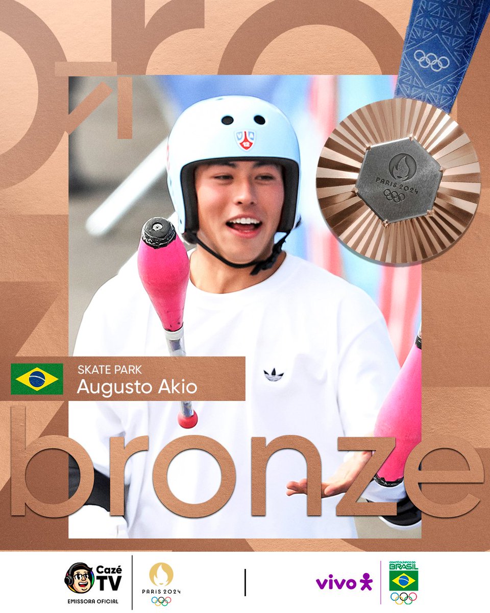 CazeTVOficial's tweet photo. É MEDALHA PRO BRASILLLLLLLLLL 🥉🛹😍🇧🇷 VAMOOOOOOOOOO 🇧🇷🇧🇷🇧🇷🇧🇷🇧🇷🇧🇷🇧🇷🇧🇷 É O PAÍS DO SKATE, FAMÍLIAAAAAAAAA 🇧🇷🇧🇷🇧🇷🇧🇷🇧🇷🇧🇷🇧🇷 AKIO, VOCÊ É F0D@@@@@@!!!!!!! QUE ORGULHO!!!!

#OlimpiadasNaCazéTV #Paris2024 #Vivo https://t.co/MSErbinpg0