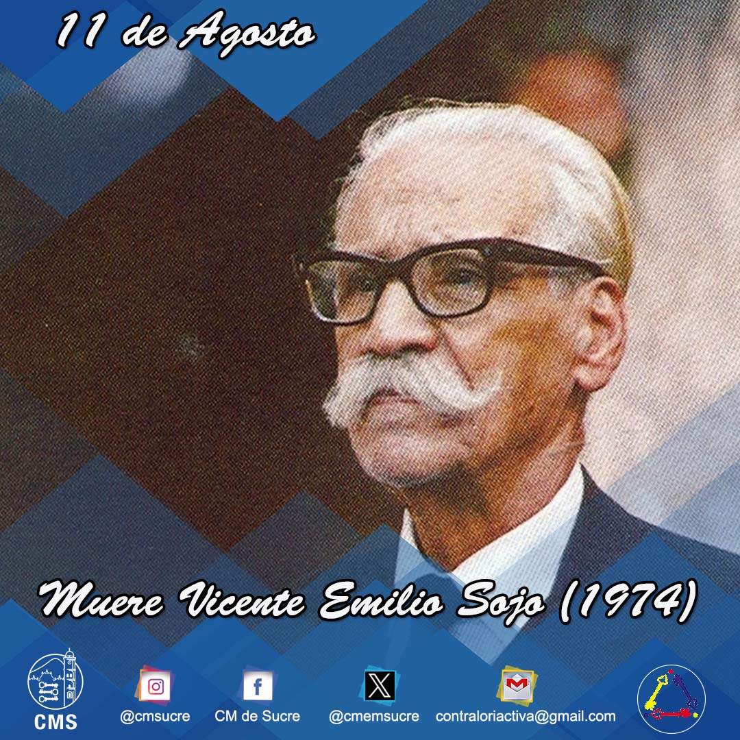#Efemérides l El #11agos de 1974 muere en Caracas, Vicente Emilio Sojo, musicólogo, educador y compositor venezolano, fundador del Orfeón Lamas y la Orquesta Sinfónica Venezuela.