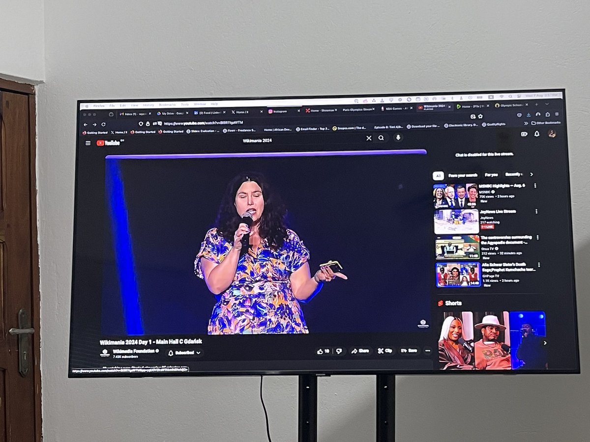 Owula_Kpakpo's tweet photo. Three years on the roll I haven’t attended #Wikimania in-person. I will be joining online as usual and looking forward to the sessions especially from #LetsConnect.

Going to be following some of the sessions and presentations online. 

#Wikimania2024 #WikimediaGH https://t.co/t2Yi2BPHy9