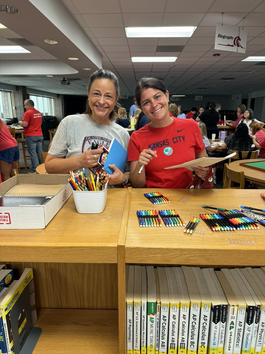 @OlatheNorthStaff creating care packages for students. Great way to be #Connected to our community. #OPSMakeTodayCount