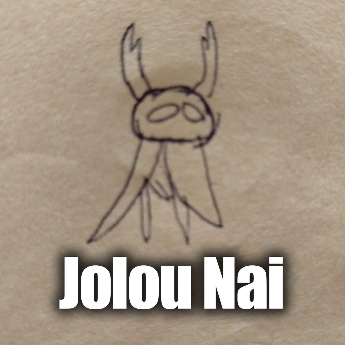 ✨Le pedí a mi hermano que dibujara al caballero de Hollow Knight y salió esto✨

Jolou Nai 🗣️