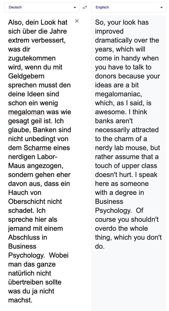 Full translation

Note the use of the word "geil," which can be used as a synonym for "awesome" in an informal setting but literally means "horny." 4/4