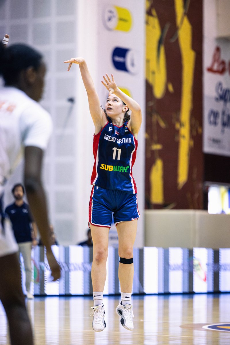 gbbasketball's tweet image. WIN! 🔥 

The U18W take a big 10 point win against Netherlands! Final score 57-68 🇬🇧🤩 

#GBbasketball