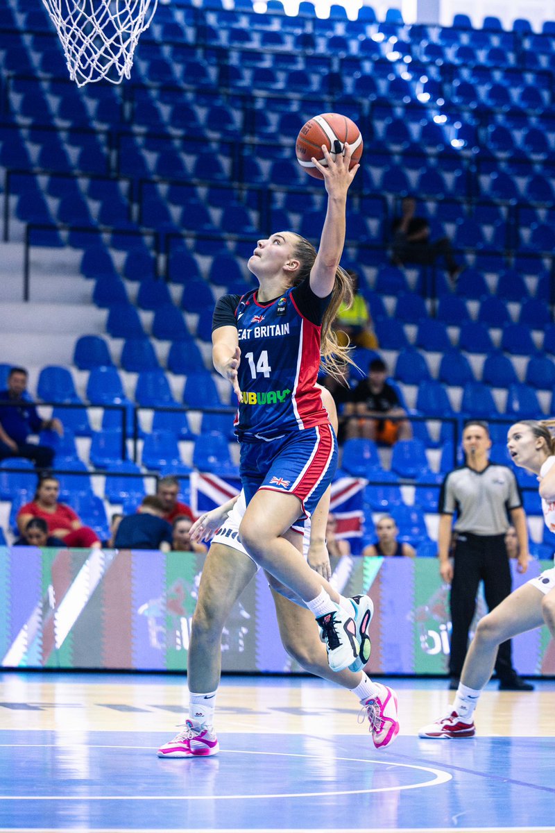 gbbasketball's tweet image. WIN! 🔥 

The U18W take a big 10 point win against Netherlands! Final score 57-68 🇬🇧🤩 

#GBbasketball
