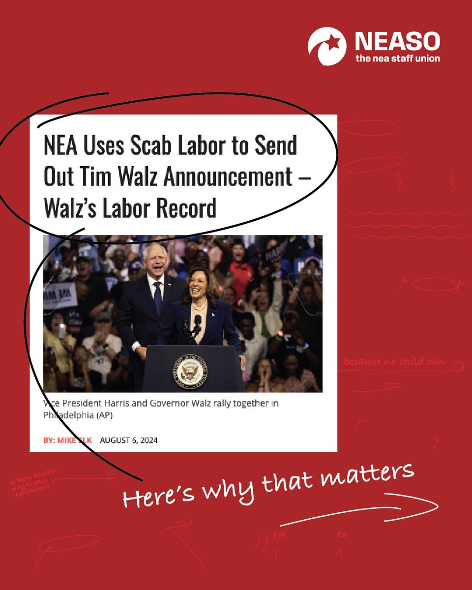 NEA Staff Union - NEASO tweet media