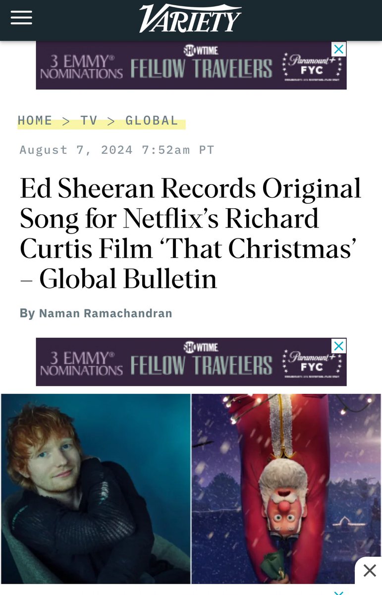 Long story short: Ed Sheeran #ThatChristmas #Netflix #edsheeran
