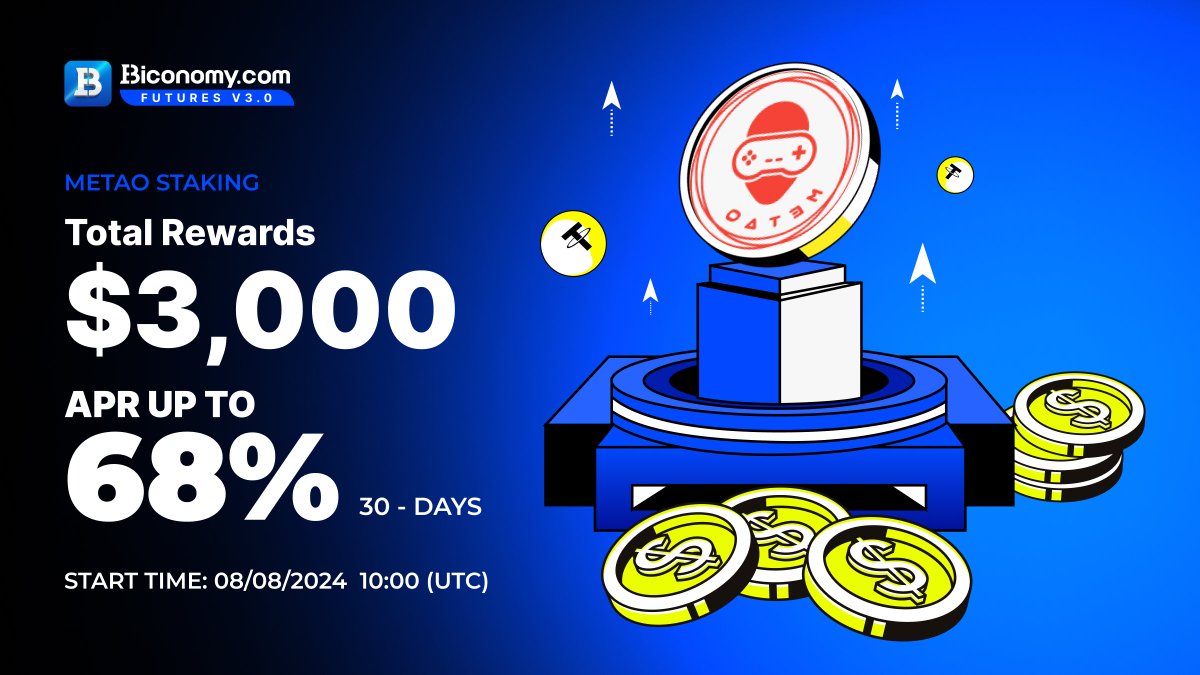 Biconomy.com (@biconomycom) on Twitter photo 🚀#Biconomy Earn - $METAO Locked Products: Enjoy Up to 68% APR in Rewards!🚀
#BiconomyEarn announces a Locked Products update on <a href="/MetachainOne/">MetachainOne</a>. Subscribe to METAO on Biconomy Earn during the promotion for up to 68% APR rewards!💎
🔥Limited-time Earn campaign: Deposit $METAO and 🚀#Biconomy Earn - $METAO Locked Products: Enjoy Up to 68% APR in Rewards!🚀
#BiconomyEarn announces a Locked Products update on <a href="/MetachainOne/">MetachainOne</a>. Subscribe to METAO on Biconomy Earn during the promotion for up to 68% APR rewards!💎
🔥Limited-time Earn campaign: Deposit $METAO and