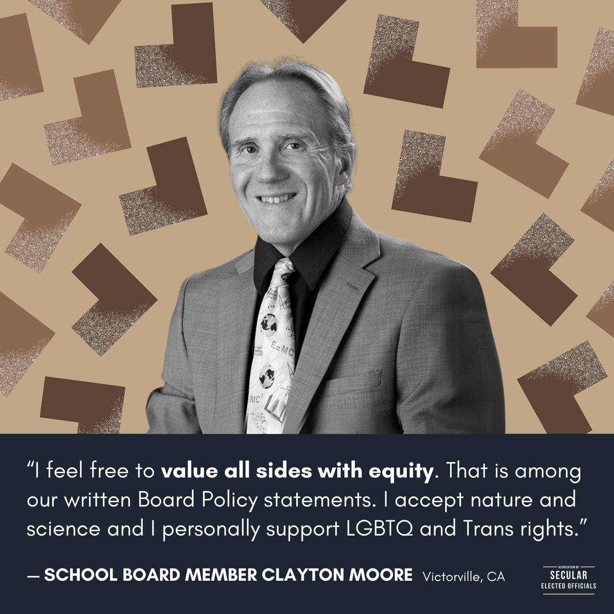 Agnostic School Board Member Clayton Moore was first elected to CA’s Victor Elementary School District in 2014.

In The Humanist magazine, he described what motivated him to run, where his nonreligious identity has not been an issue for voters: buff.ly/3WQH5ub