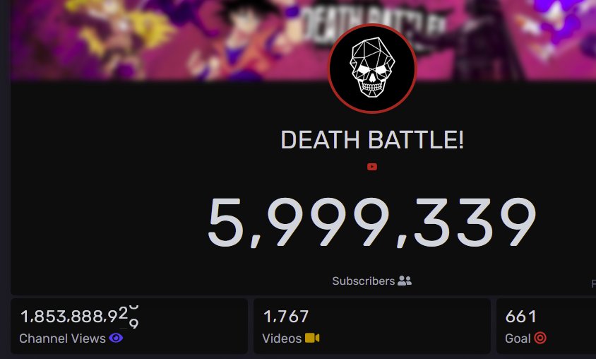 JumpNJetz's tweet photo. Dude! Look how close we are! #SaveDeathBattle https://t.co/FQ7TosHeCR
