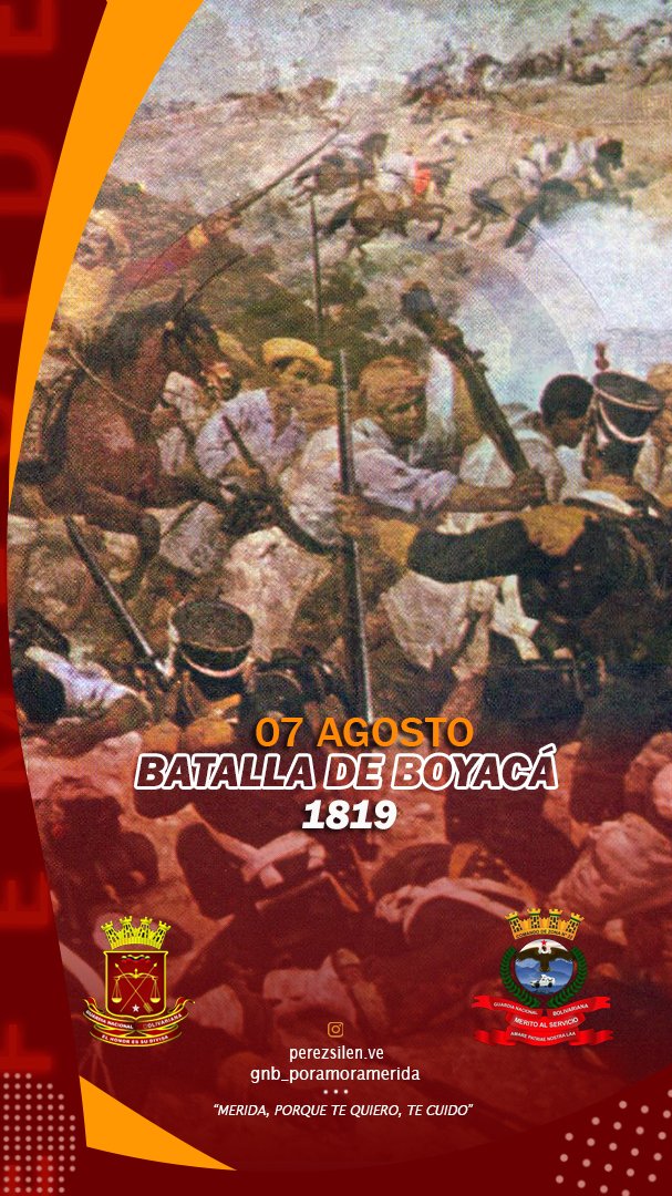 La batalla de Boyacá, también conocida como la batalla del Puente de Boyacá, fue la confrontación más importante de la guerra de independencia de Colombia que garantizó el éxito de la Campaña Libertadora de Nueva Granada.