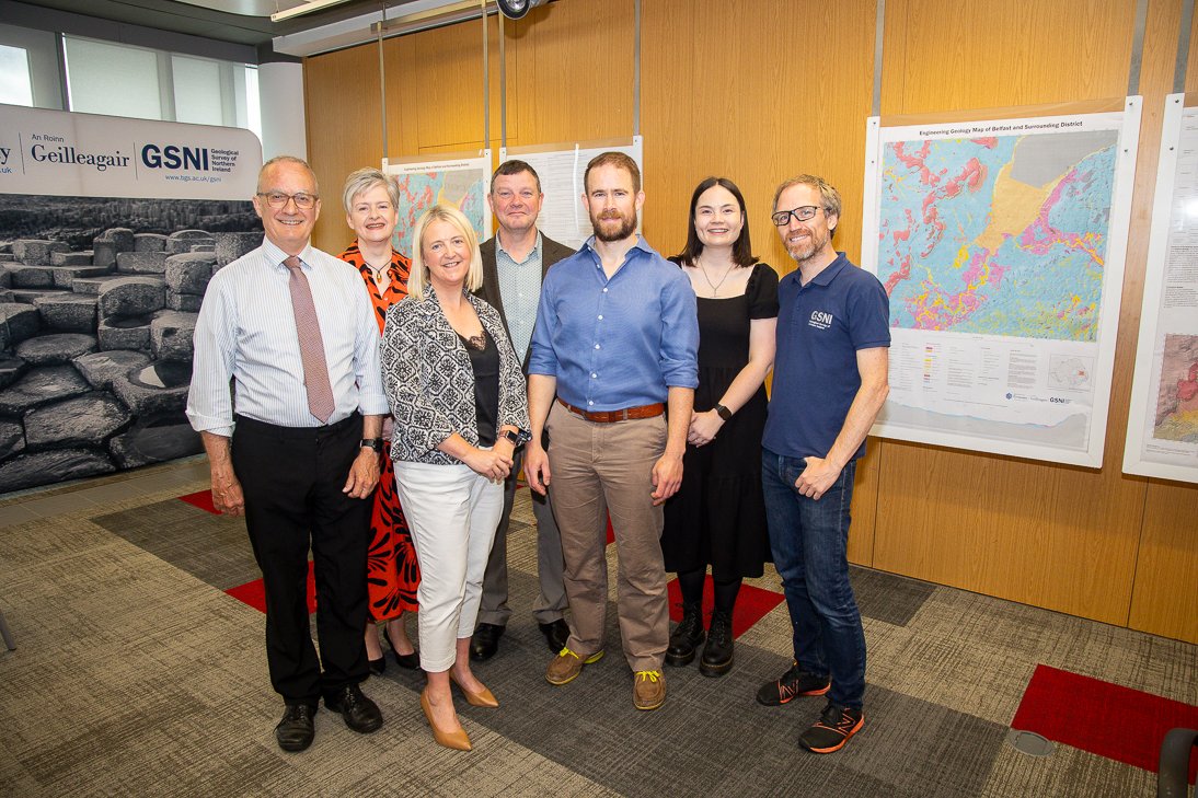 GeoSurveyNI's tweet photo. GSNI launched an update to the ‘Engineering Geology Map of Belfast’ today.

Stakeholders from the geotechnical, civil and environmental engineering sectors were in attendance and learnt about the processes and benefits of the map.

➡ https://t.co/aDKwCyKMoa

#Mapping https://t.co/JTJyj0H9CG