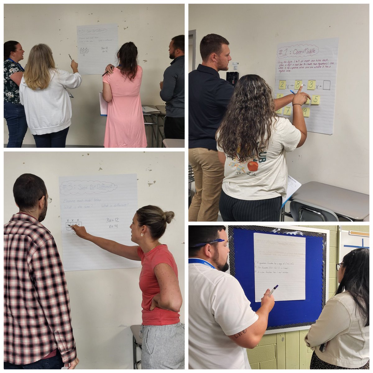 Math instructional routines....a little math, a little reasoning,  a little collaboration, a little discussion. So powerful!! #fcpssecmath <a href="/ms_hsquared/">Hannah Hale</a> <a href="/mathwendi/">Wendi Cyford</a> #InductionFCPS