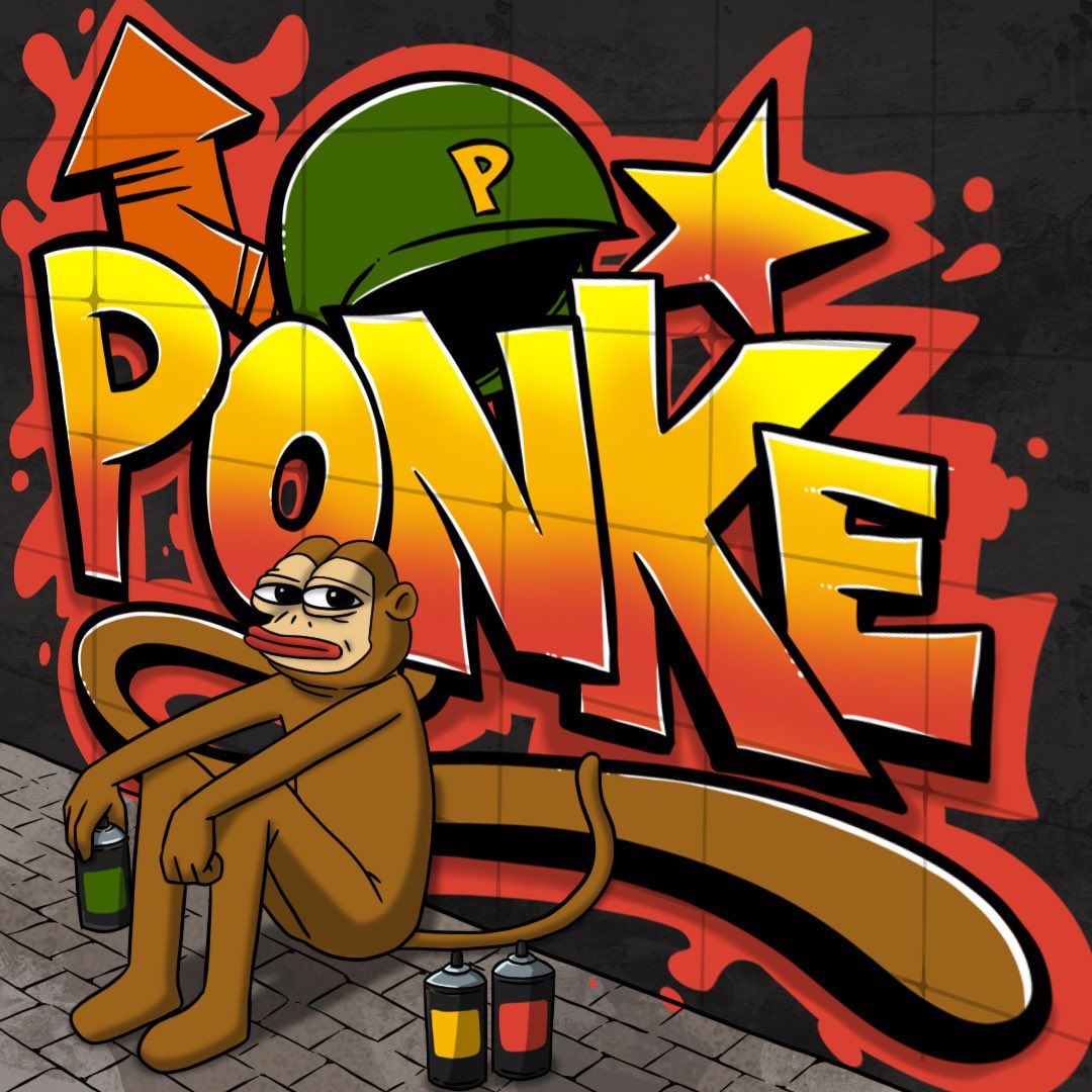 Show the whole world $PONKE is the one 🪖