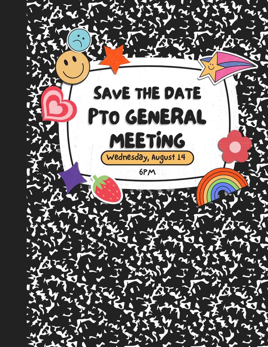 We’d love to see you at the first PTO meeting of the school year!