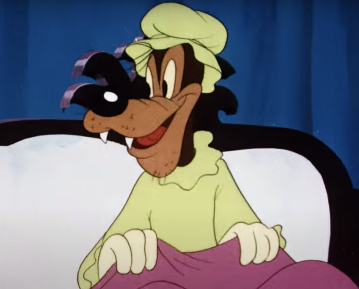 FictionalWolves's tweet image. Wolf (Looney Tunes- Little Red Riding Rabbit)