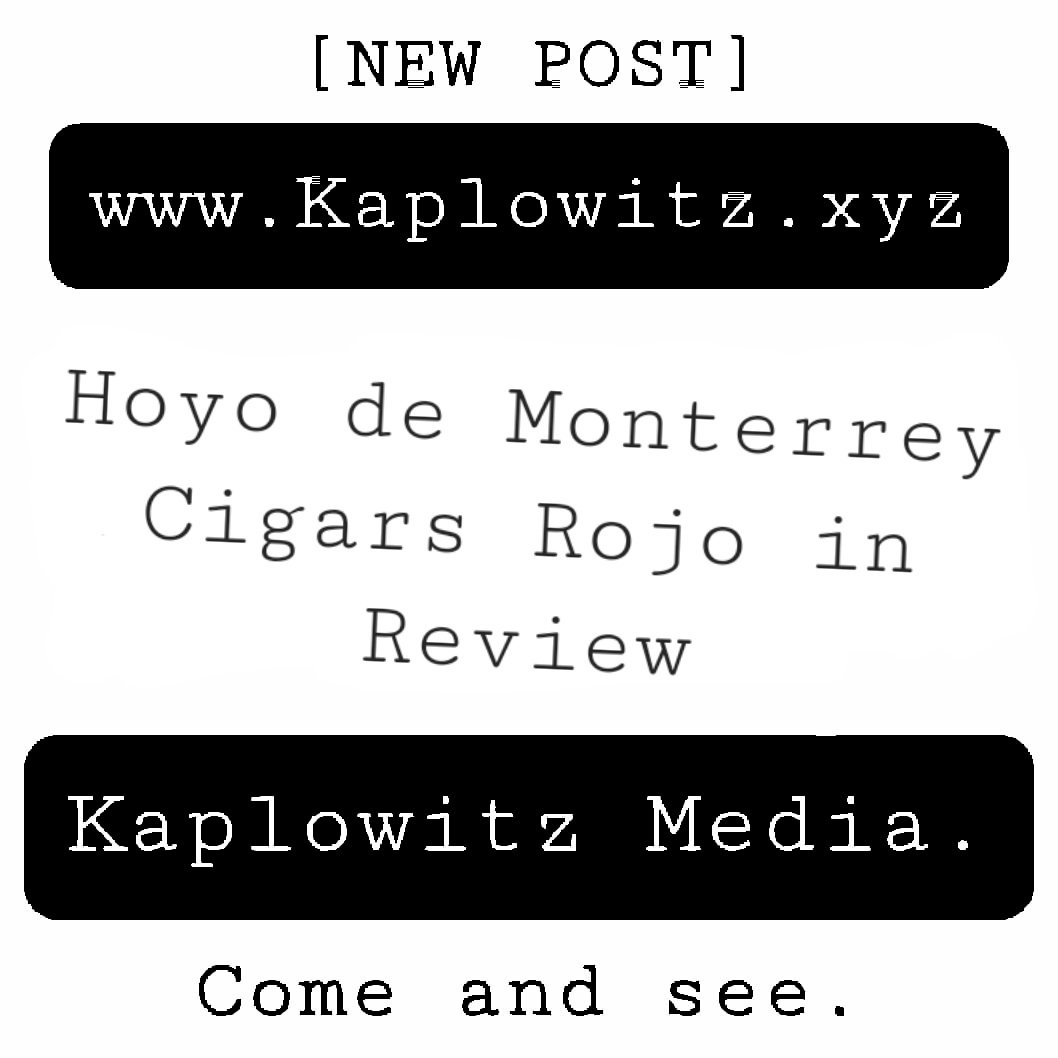 KaplowitzMedia's tweet photo. Hoyo de Monterrey Cigars Rojo in Review [NEW POST] at the Kaplowitz Media. #cigar #cigars #cigarblog >>>

https://t.co/AAAteP2POx 

Or ((( link in bio ))) if applicable. https://t.co/ypIPzeCEUM