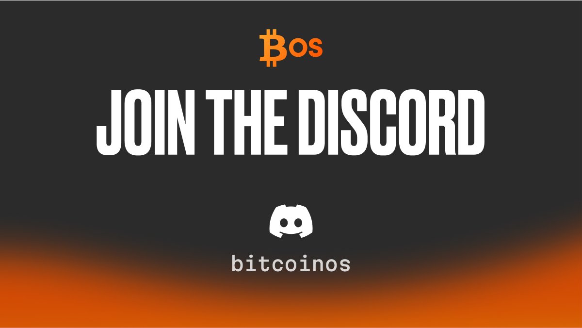 BTC_OS's tweet photo. Our Discord is live!  ⚡️

Be one of the first to claim the OG role and unlock upcoming perks - including the first-ever ZK Ordinal drop.

Link: https://t.co/YA4BncnqzW https://t.co/wPoIpp81Uq
