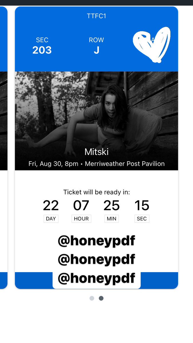 honeypdf's tweet photo. WTS // selling two (2) tickets to mitski + lamp show on aug 30 in columbia maryland!!!! i was gonna travel to see her but i can’t make it anymore so i would love it if someone took my tickets :) 

selling for FV, can do phone call or ft during transaction! pls dm me for me info! https://t.co/yiZTee4G7j