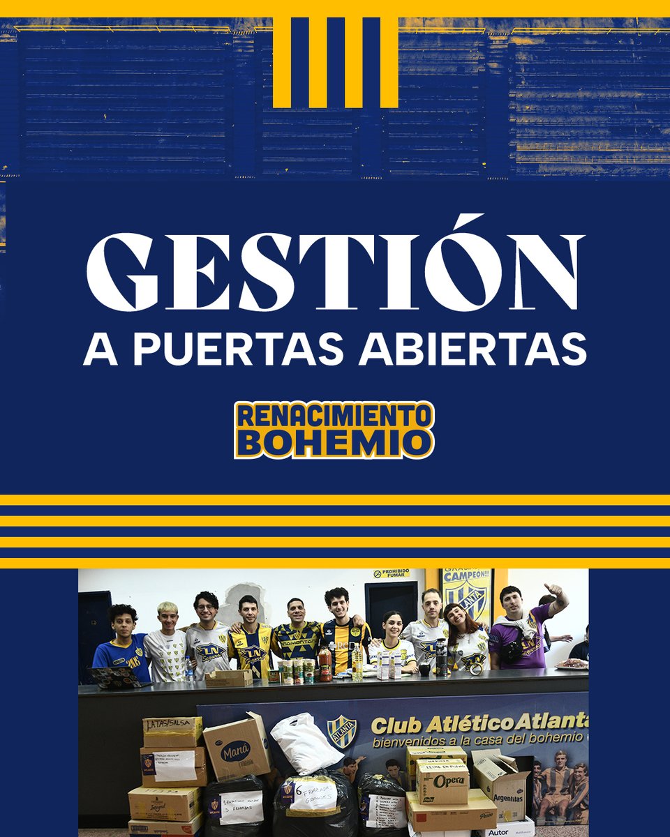 Somos solidarios, somos el orgullo de Villa Crespo

#SigamosEscribiendoLaHistoria🟡🔵