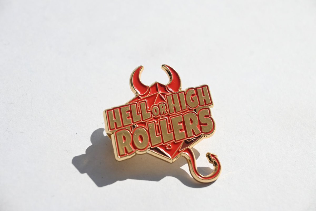 🚨 New Merch Drop 🚨 

Check out our brand new Hell or High Rollers enamel pins! Available only on our website!

hellorhighrollers.com/category/all-p…

#ttrpgcommunity #dnd5e