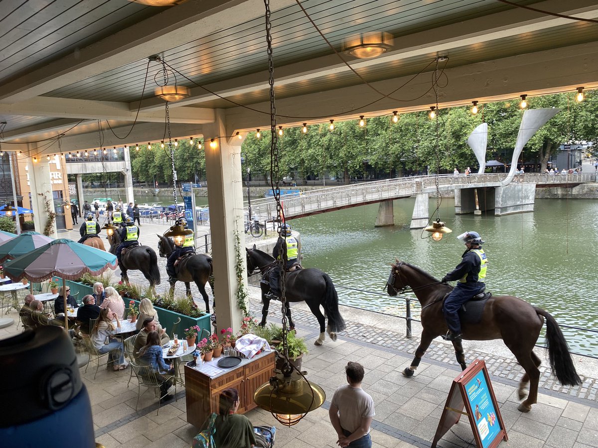 Just having a quiet drink in #Bristol Reassuring or worrying sign? 😬