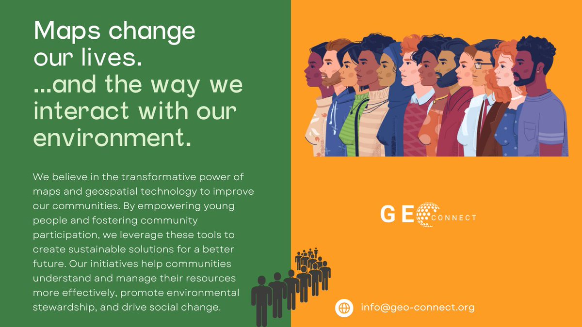 Maps change our lives. ...and the way we interact with our environment.

 Join us in our mission to build a connected and sustainable world, where every map tells a story of progress and empowerment.