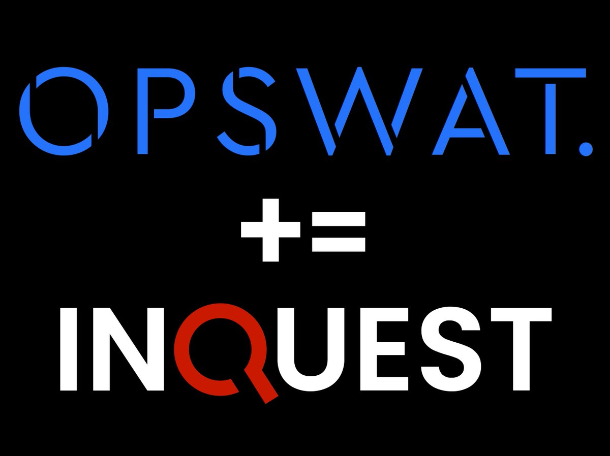I'm excited to share a significant milestone in my decade-long journey with <a href="/InQuest/">InQuest</a>. We're joining forces with <a href="/OPSWAT/">OPSWAT</a> to accelerate our mission across critical infrastructure and enterprises globally:

opswat.com/blog/opswat-ac…

In my new role as Chief Scientist, I will focus on