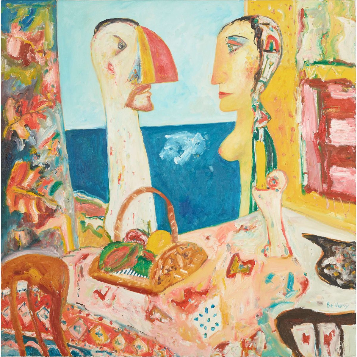 LyonandTurnbull's tweet photo. ‘I believe that it’s imperative that one is really excited and overwhelmed by the things one paints and writes about.’ - #JohnBellany
We are delighted to present a selection of works by Bellany in our Tuesday 13 August Auction of #ContemporaryArt: https://t.co/yUr9yMbABI https://t.co/TmpNb2KcWq