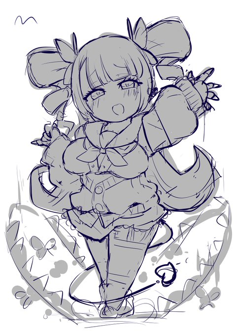 この辺もアクキー出したいと思って前に描いてたんだった……………
結構気に入ってるから完成させたいぞ… 