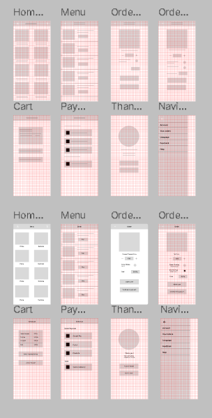 GamerXCoder's tweet image. Been taking a google course to learn UI / UX design and built my first app design. Here are the wireframes and my mockup of the product. #UI  #UXDesign