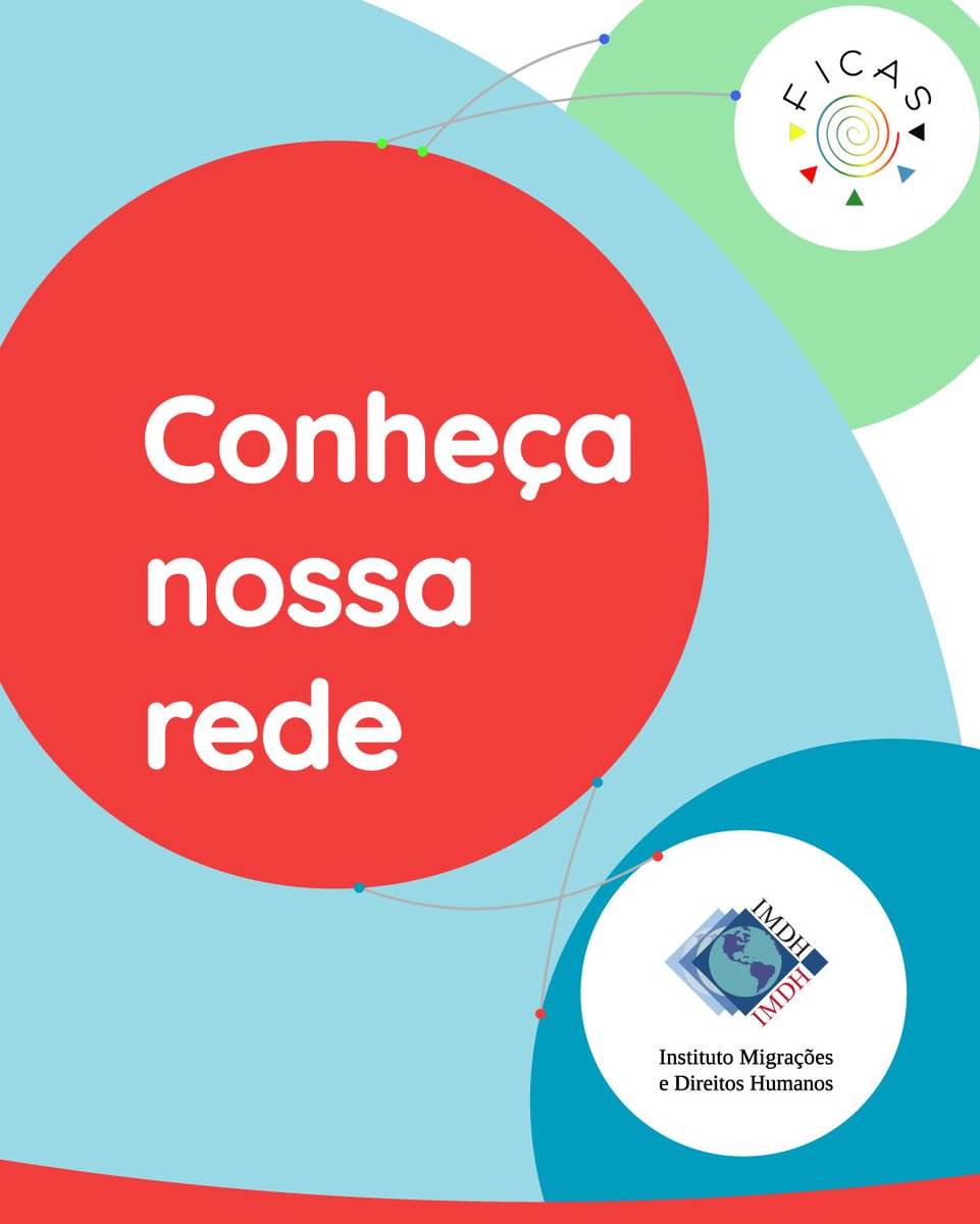 FICAS_SP's tweet photo. No #ConheçaNossaRede de hoje, uma organização referência no campo da migração e refúgio: o Instituto Migrações e Direitos Humanos. Arraste para o lado e saiba mais sobre o trabalho da instituição! #IMDH

#DescriçãoDaImagem #ParaTodosVerem este post tem descrição acessível. https://t.co/j4Q18Rb1NI