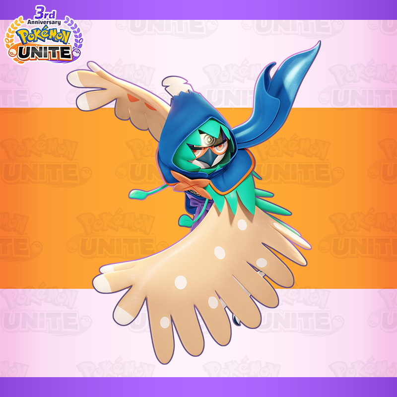 PokemonUnite's tweet photo. The Holowear that suits you is "Ninja Style : Decidueye" ✨

Share you results to through the share button, and you'll receive a rental Holowear and chance to win additional prizes! 🎁

https://t.co/gXDDeopZEc