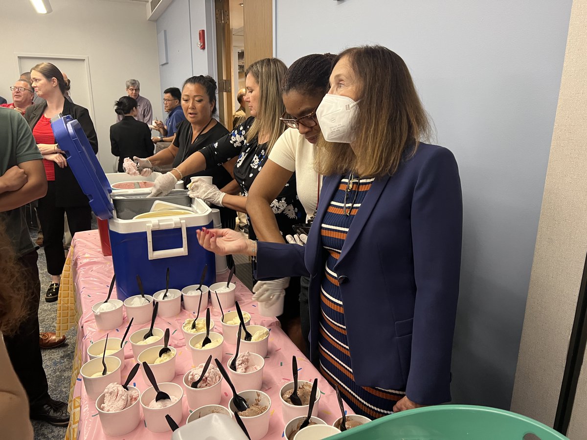 MassTreasury's tweet photo. This week, our whole Treasury staff got together for our annual ice cream social. We spent time as a team and crowned the winners of our sunset photo contest, pet costume contest, and walking challenge! It was a blast! #TeamTreasury https://t.co/rHtl5r9Tbb