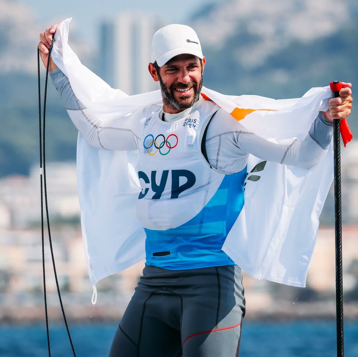 PavlosKontides's tweet photo. 🥈 Olympic Silver Medalist 

#PKteam #Paris2024 #Olympics #olympicgames #teamcyprus 🇨🇾 #Sailing 

📷 @SailingEnergy https://t.co/xFXM2SaTsT