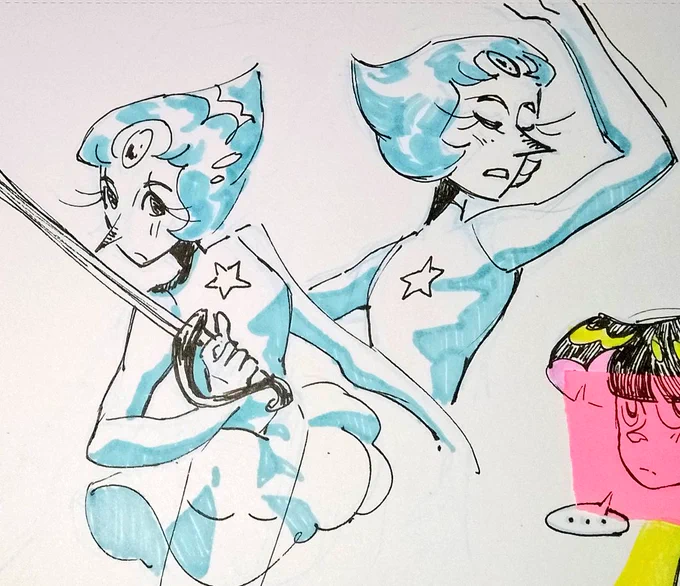 Prettiest pearl doodles I've done in my entire life #StevenUniverse 