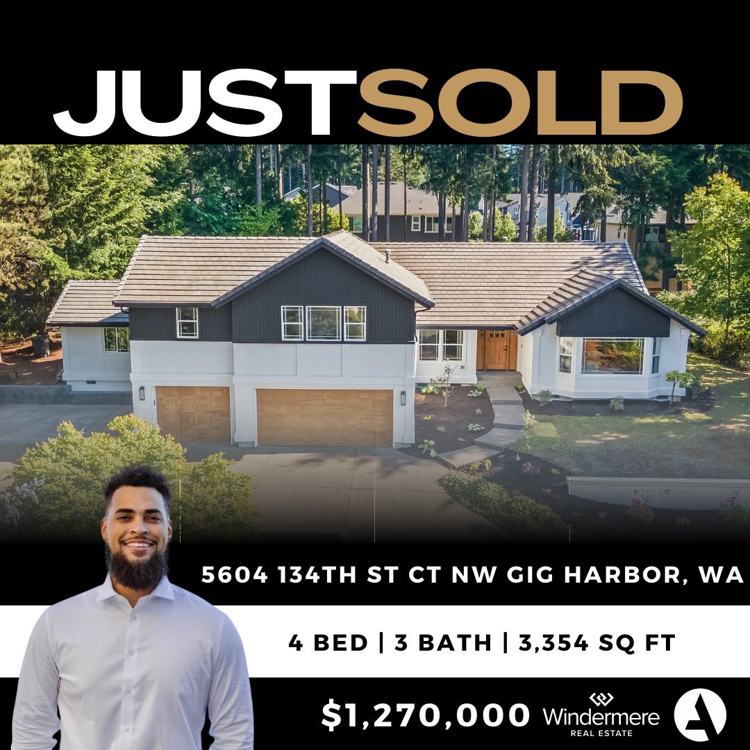 SOLD 📍Gig Harbor, WA