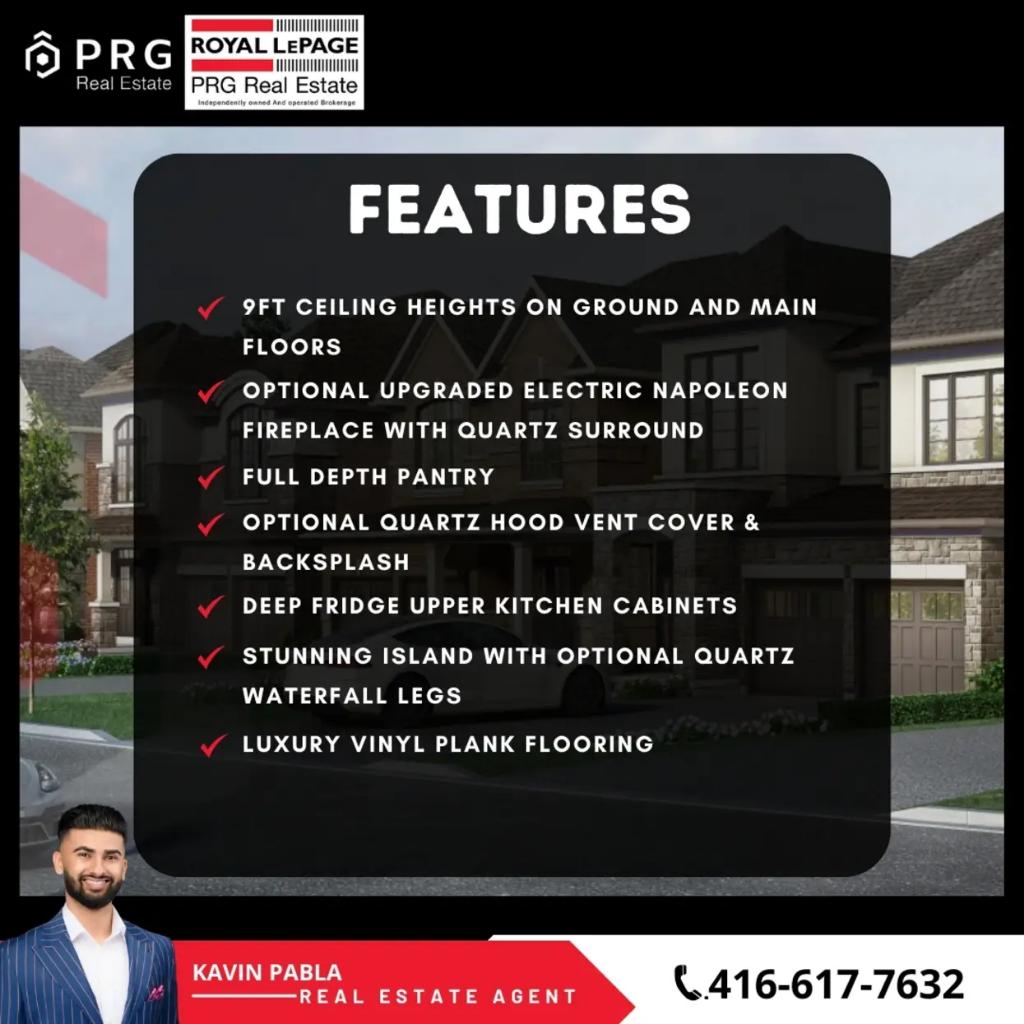 PrgRealestate's tweet photo. New freehold townhomes coming soon to Richmond Hill! Features include 9ft ceilings, optional Napoleon fireplace, full-depth pantry, quartz hood vent,deep fridge cabinets,stunning island with quartz waterfall legs,and luxury vinyl plank flooring. Don't miss out! 

📱416.617.7632 https://t.co/nO39fHIP4r