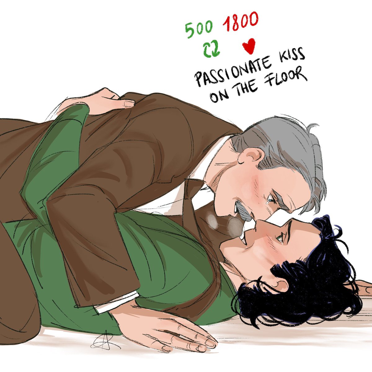 Loki’s gently nodding his head, “it’s okay”. 💕 
Help them to reach the next step! 🥹💚🧡

#Lokius