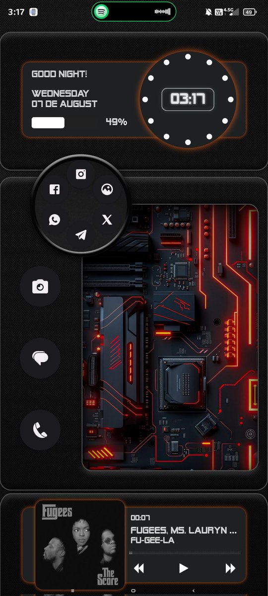 DanXKustom's tweet photo. Good Day friends My Screenshot @SmartLauncher
Widget by me ๐๐พโโ๏ธ@MkFuego #Shark_KWGT @DevApps_1
Icons #NothingIcons @HeyAlphaOne
Wall you can get it ๐๐พ https://t.co/O9u3uCpLBw
Template @TeboulDavid1
App #Shark_KWGT ๐๐พ https://t.co/44QR3BFm6v
#KWGT #myhomescreen #Android #Xiaomi https://t.co/O1Ewkaze3E