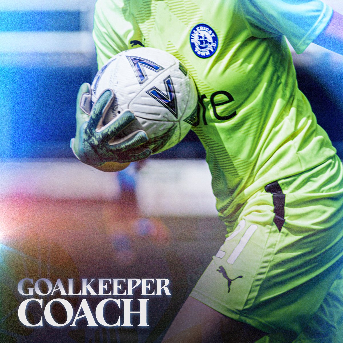 We are looking to add a goalkeeping coach to our staff for our 1st and Reserve team goalkeepers🧤

Training is on Tuesday and Thursday evenings with matches on Sundays ⚽

This is a part-time role and expense payments will be received🚗

Applicants must hold the National