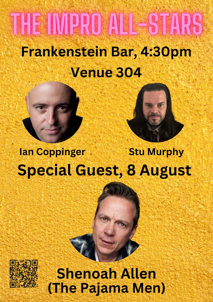 Ian Coppinger (@iancoppinger) on Twitter photo The amazing <a href="/ImShenoahAllen/">Shenoah Allen</a> will be our very special guest tomorrow. Should be a cracking show TICKETS tickets.edfringe.com/whats-on/impro… <a href="/edfringe/">Edinburgh Festival Fringe</a> <a href="/StuartJayMurphy/">Stu Murphy</a> The amazing <a href="/ImShenoahAllen/">Shenoah Allen</a> will be our very special guest tomorrow. Should be a cracking show TICKETS tickets.edfringe.com/whats-on/impro… <a href="/edfringe/">Edinburgh Festival Fringe</a> <a href="/StuartJayMurphy/">Stu Murphy</a>