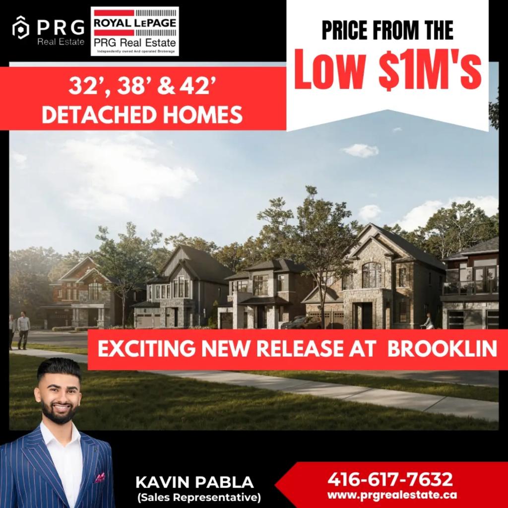 PrgRealestate's tweet photo. New luxury detached homes in Brooklin starting from the low $1M's! Choose from 32', 38', and 42' models with a $30K Bonus Package. Features include engineered hardwood, custom cabinets, spa-inspired ensuites, and stunning exteriors. Contact us for details! 

📱416.617.7632 https://t.co/SFjFq4mNwK