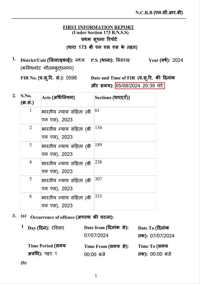 manishsmooth's tweet photo. हवेलिया बिल्डर की शिकायत पर AOA अध्यक्ष ने ACP2 को लिखित जवाब दिया, पर ACP ने अंग्रेजी पत्र पढ़ने के बाद लेने से मना कर दिया, फिर 8:39PM पर FIR कैसे दर्ज हुई? AOA अध्यक्ष की पत्नी की शिकायत पर @SHObisrakh ने FIR क्यों नहीं दर्ज की? #दबाव
@dgpup @CP_Noida @ShaktiAvasthy @ig_order https://t.co/oIh6bnTLIa