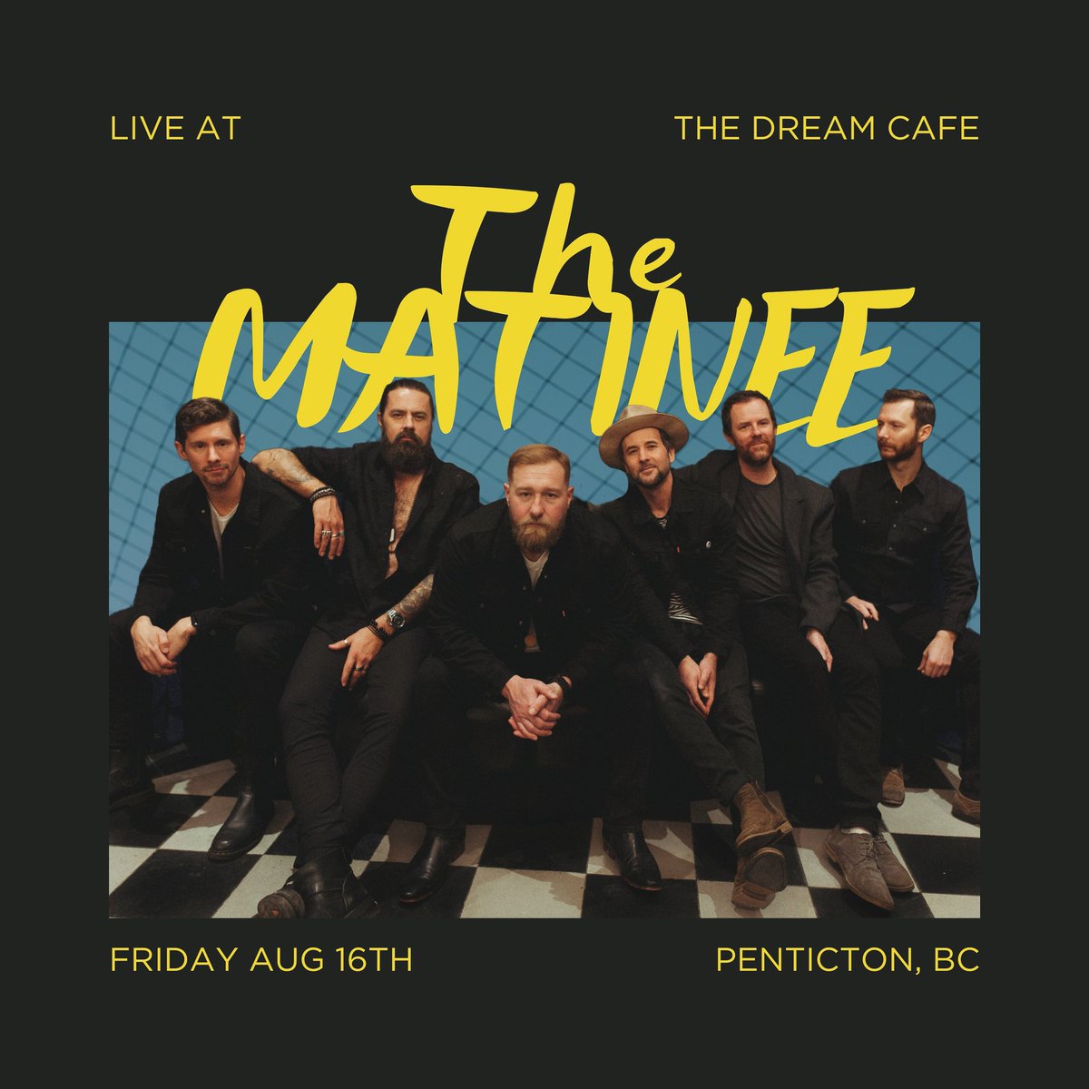 Hey Penticton! We are coming to town Friday Aug 16th. Low ticket alert so hop on it quick! simpletix.com/e/the-matinee-…