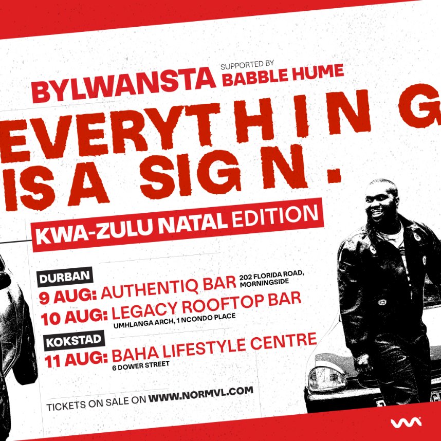 ByLwansta's tweet photo. New Date for KZN! 🚨🎺

We've added a second show to our stay in Durban, catch us at Legacy Rooftop Bar in Umhlanga.

#EverythingIsASign so #stopignoringthesigns 🛑 https://t.co/TpsA5JCkbE