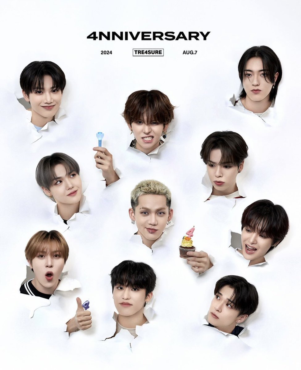 joannmramos's tweet photo. Happy 4nniversary to US @treasuremembers  💎

#TREASURE
#TreasureMaker
#Teume
@TEU_mily https://t.co/T0m483VGcc