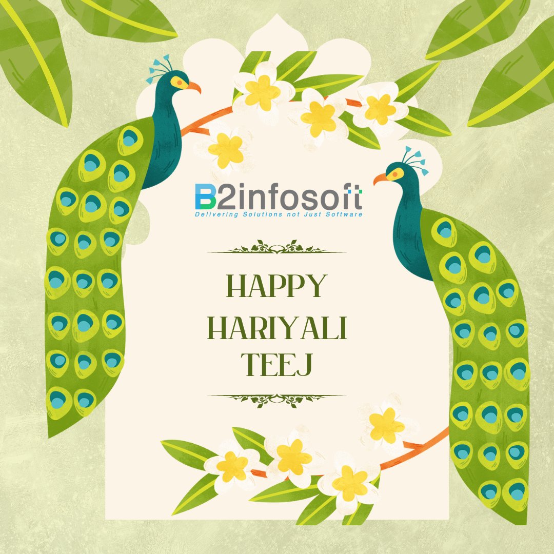 b2infosoft's tweet photo. Happy Teej
#B2infosoft #teejspecial https://t.co/3auuFxSgGs