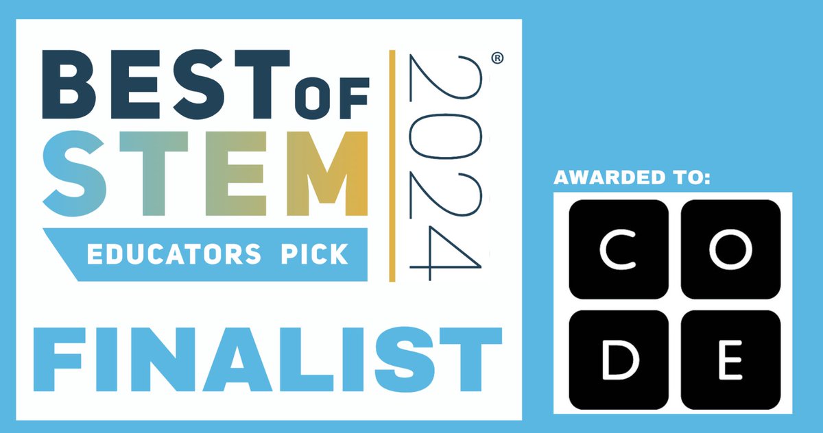 We are thrilled to announce that Code.org has been nominated for the prestigious 2024 Best in STEM award! 🏆 This nomination is a testament to our commitment to innovation, excellence, and creating a supportive environment for STEM professionals. 💫 As we continue